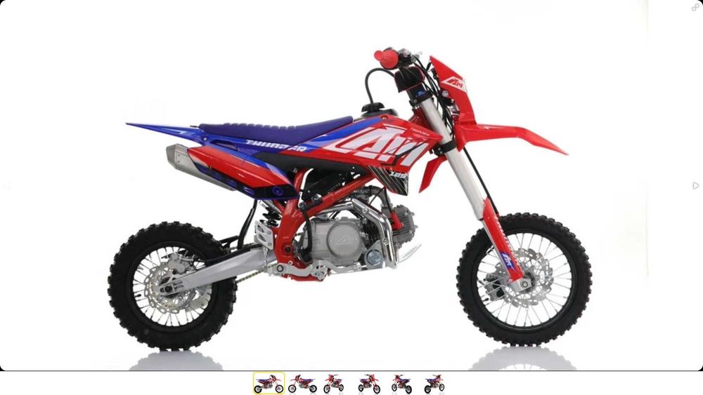 Пітбайк APOLLO THUNDER 125 на колесах (14/12) і (17/14)