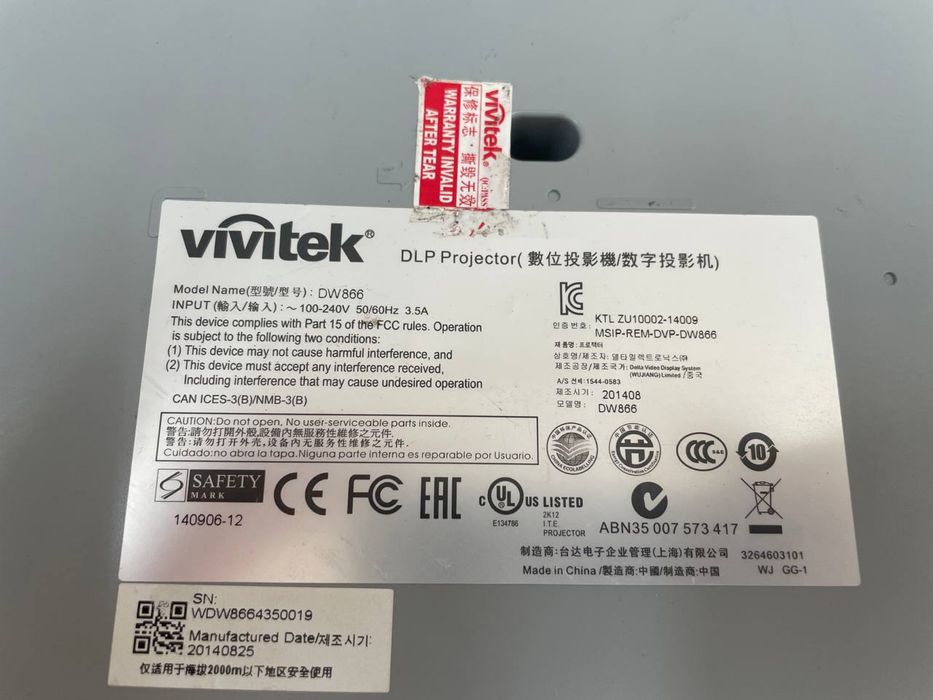 DLP-проектор Vivitek DW866