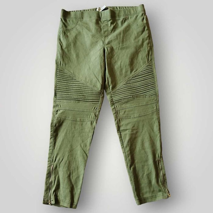 spodnie chinosy khaki 44