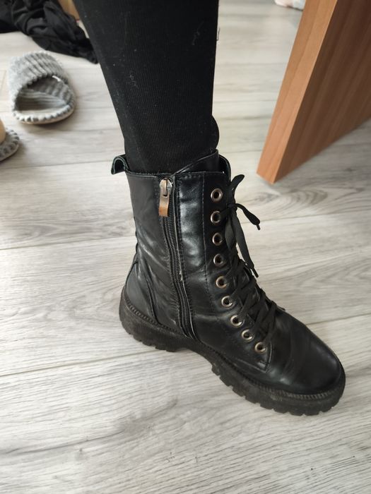 Ботінки зима нат шкіра 38-24,5 см