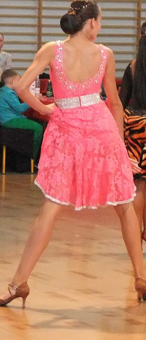 Sukienka do tańca towarzyskiego- łacina