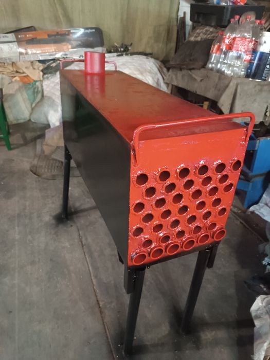 Буржуйка від газового балона.