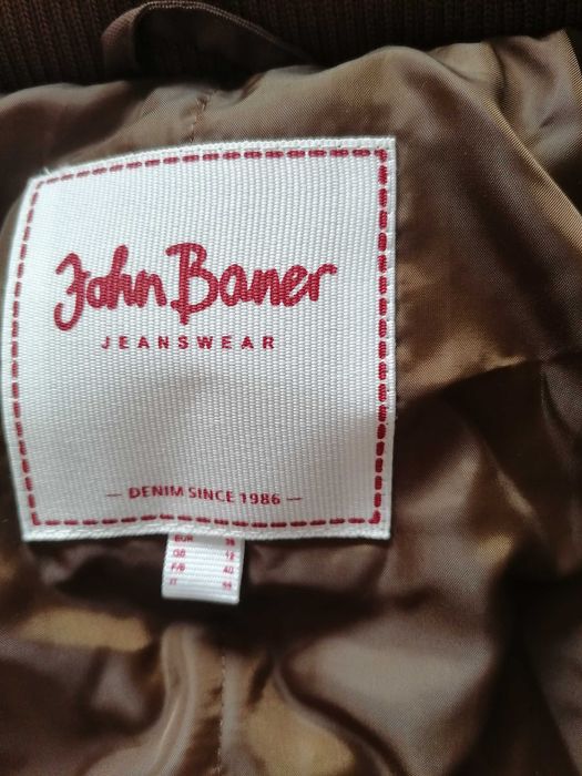 Nowa kurtka jesień zima z futerkiem 38 John baner