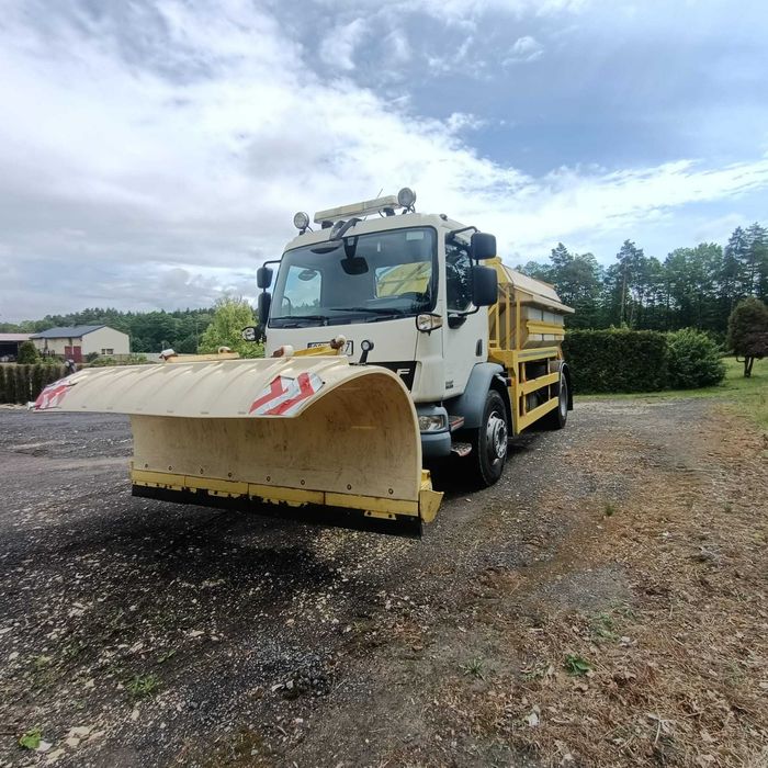 DAF LF55.220 solarka i pług2012r. specjalny tylko73 tys. km. Wyprzedaż sprzętu