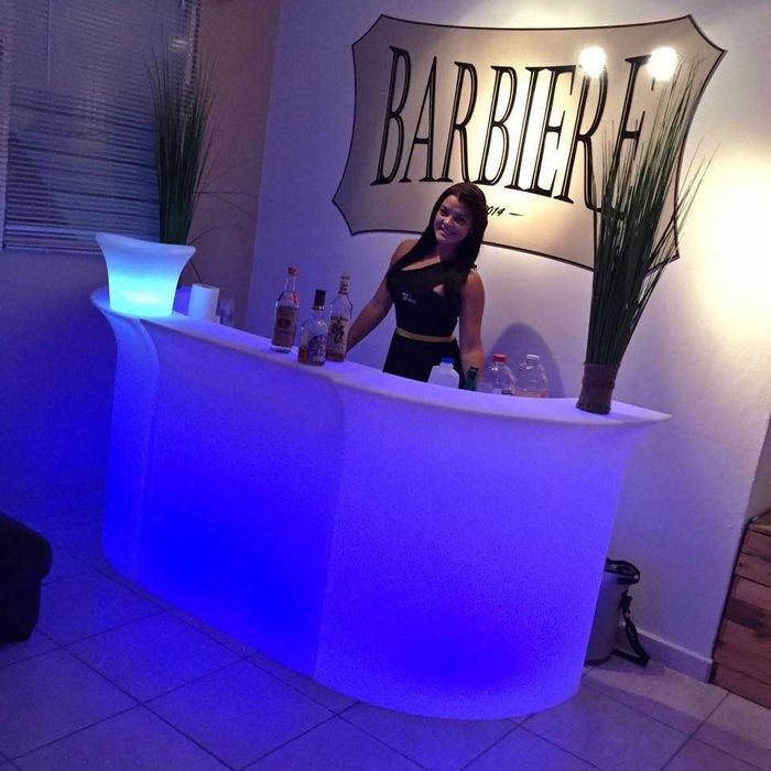Balcão bar com led