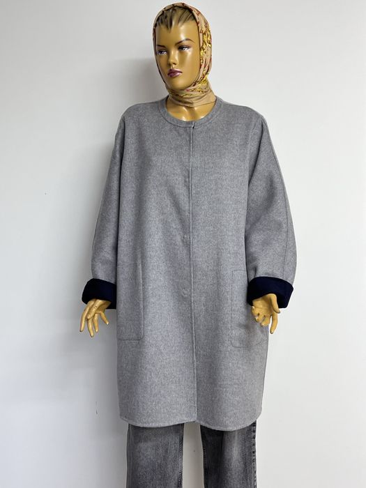 3XL двостононнє вовняне пальто Marina Rinaldi Max Mara батал вовна