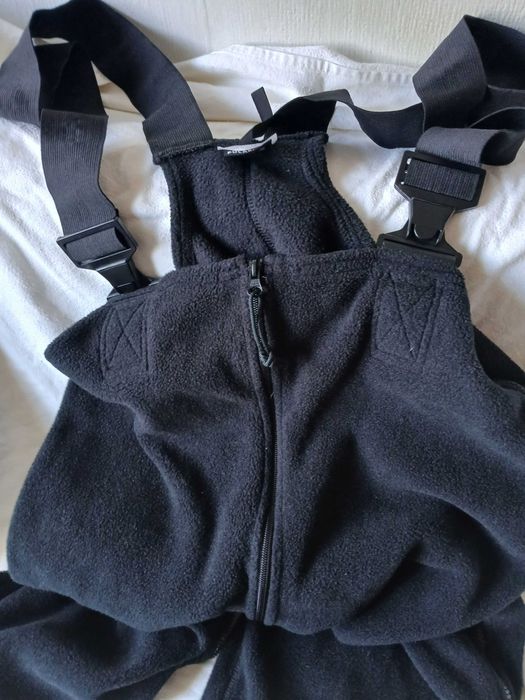 Spodnie Polarowe-ogrodniczki Polartec