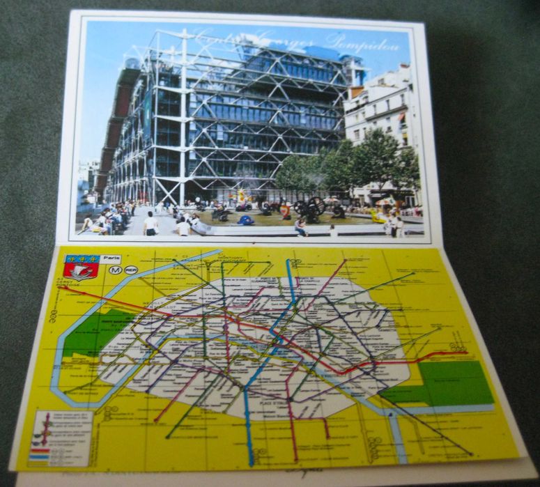 Conjunto de 16 Postais de Paris