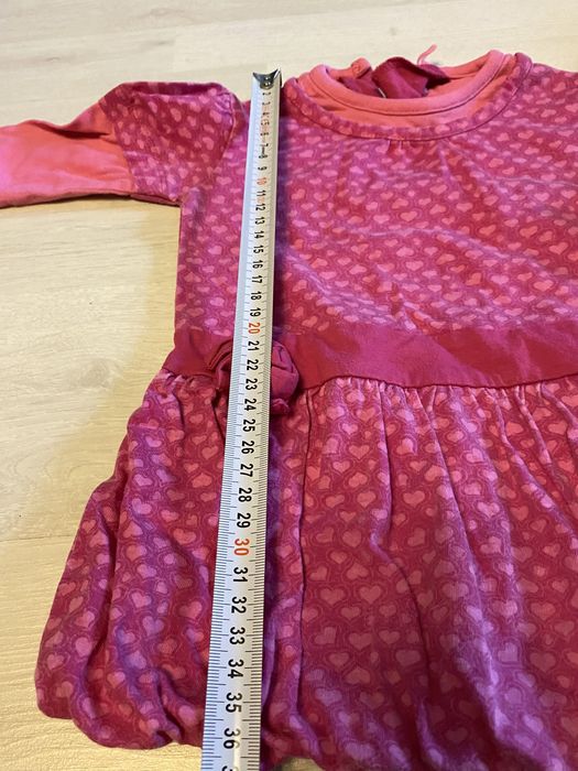 2 Sukienki śliczne gratis antypoślizgowe rajstopy ocieplane 2pak