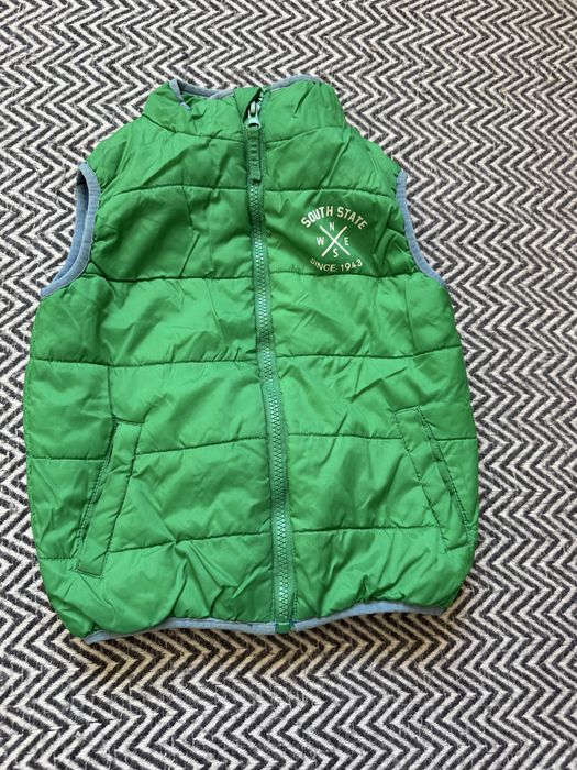 Дитяча жилетка зелена 98 розмір