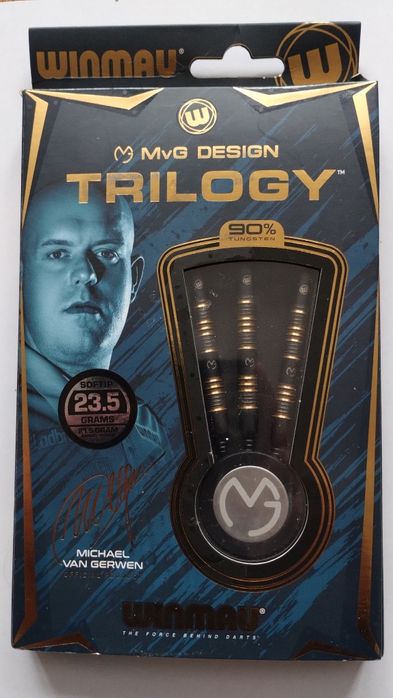 Lotki dart soft Winmau Michael van Gerven Trilogy 23.5 g 90%