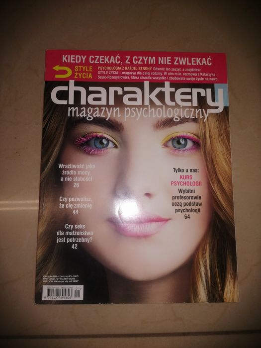 Psychologia gazetki psychologiczne Charaktery 4 sztuki