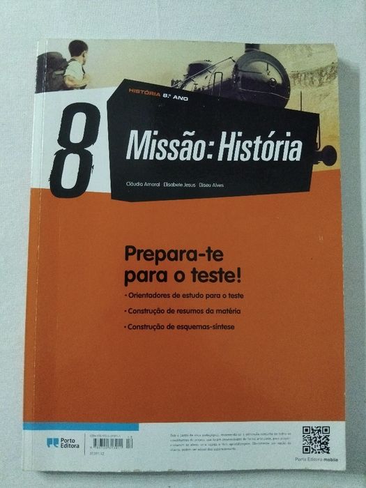 Caderno de atividades de História 8°ano usado em bom estado
