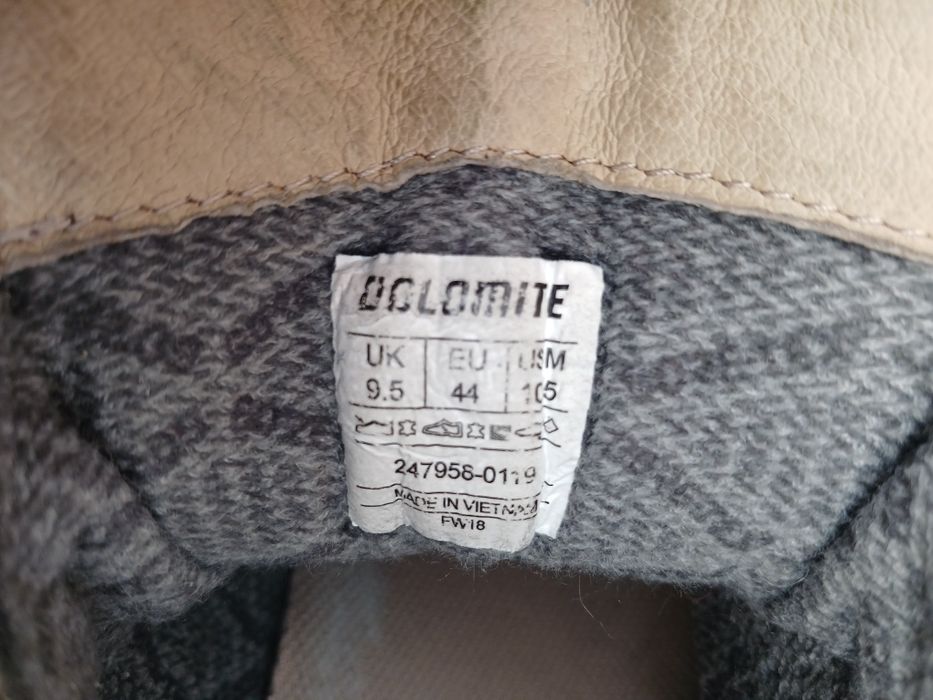 Ботинки Dolomite р 44 на 43( 29 см) ц 1600 гр орігінал,  Gore-Tex,б/в