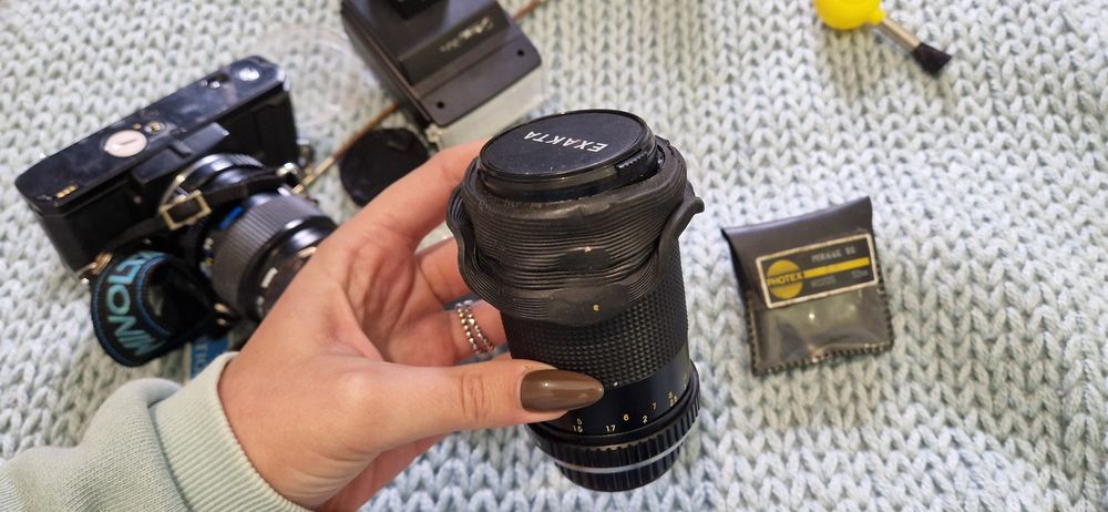 Винтажный плёночный фотоаппарат Minolta X-300 (Япония) + объективы