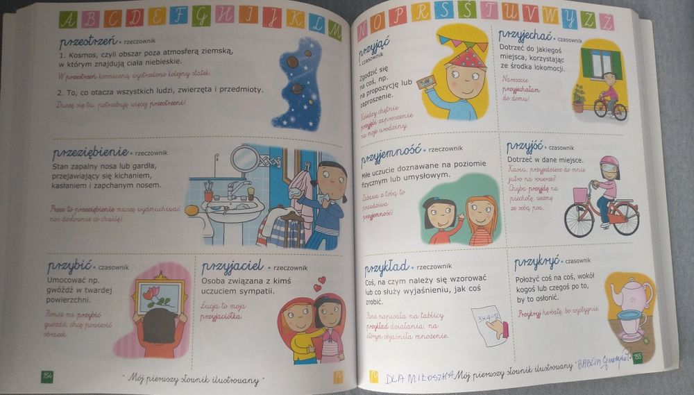Książka dla dzieci - mój pierwszy słownik ilustrowany