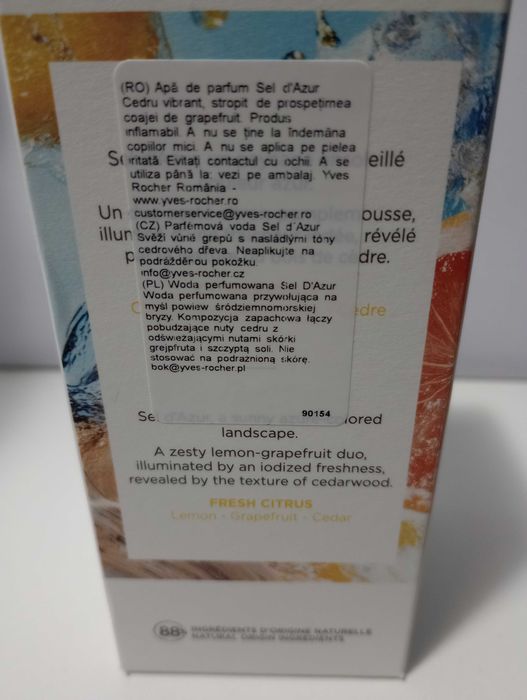 SEL D'AZUR woda perfumowana Yves Rocher 100ml