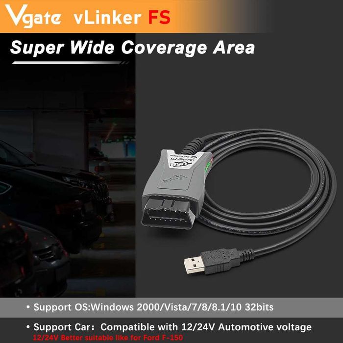 Vgate Vlinker FS USB kabel diagnostyczny Ford Mazda