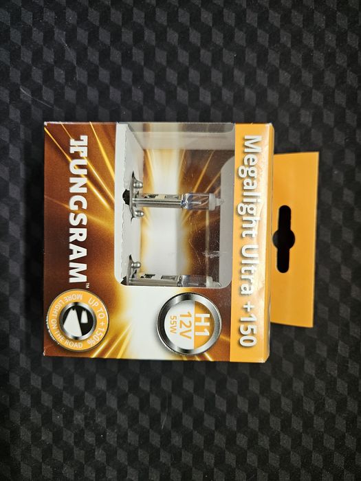 Najmocniejsze żarówki H1 z homologacja - TUNGSRAM Megalight  +150%