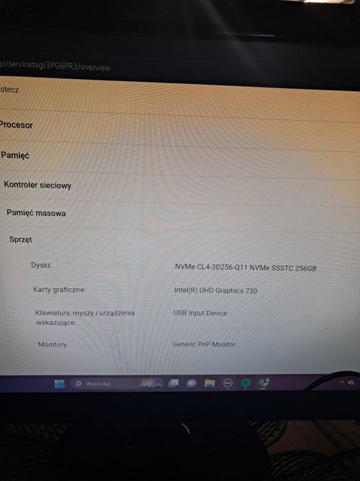 Dell Vostro 3710 + monitor Asus