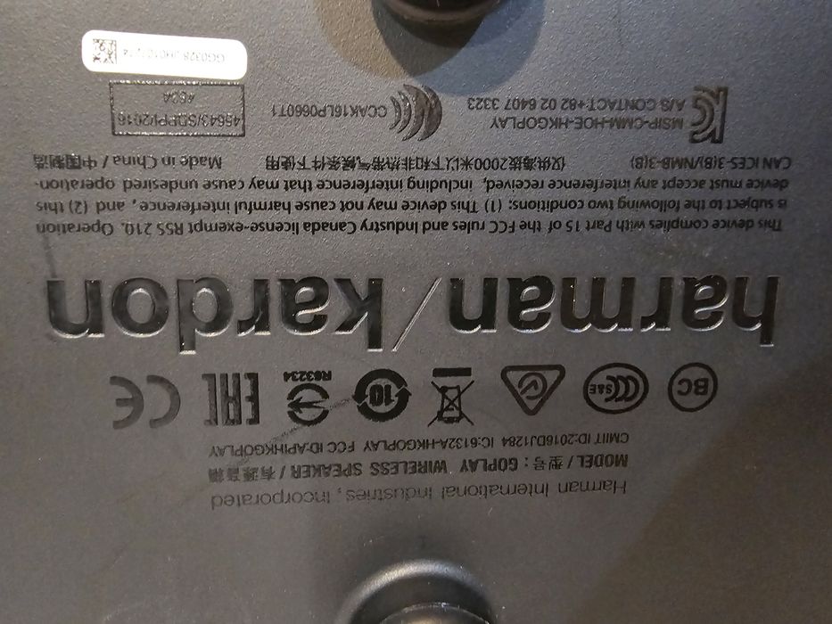 Głośnik przenośny HARMAN KARDON Go Play II - STAN B.DOBRY