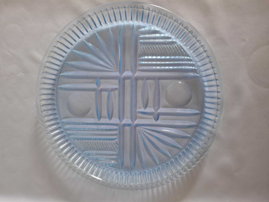 Anna Hutte błękitna taca art deco