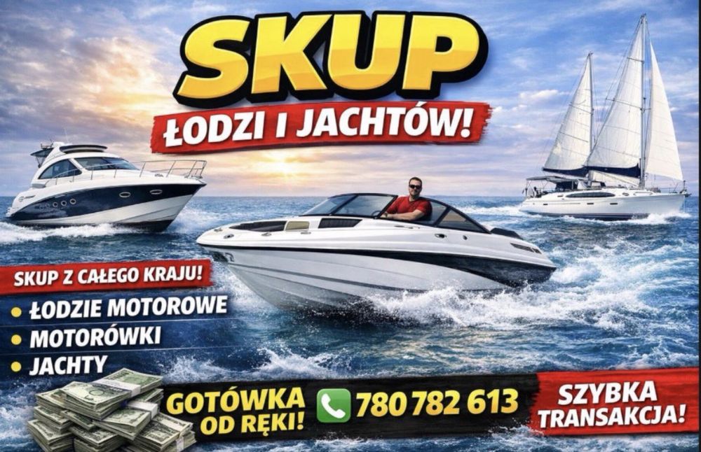 Skup Łódz Motorowa Motorówka Jacht Gotówka Od Ręki