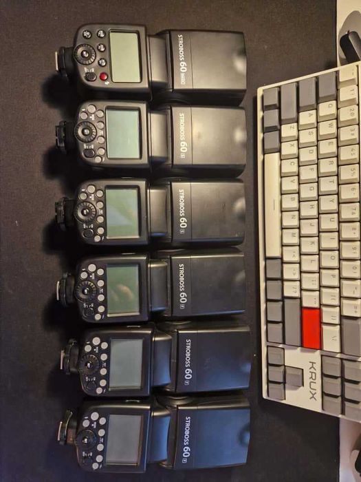 Quadralite Stroboss 60 , Ładowarka everActive , Akumulatory LADDA