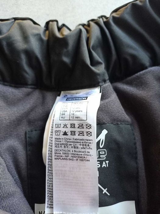 Spodnie narciarskie Wed'ze, rozmiar 152