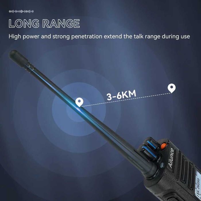 Retevis Ailunce HD2 DMR UHF VHF IP67 Waterproof Bluetooth, No GPS