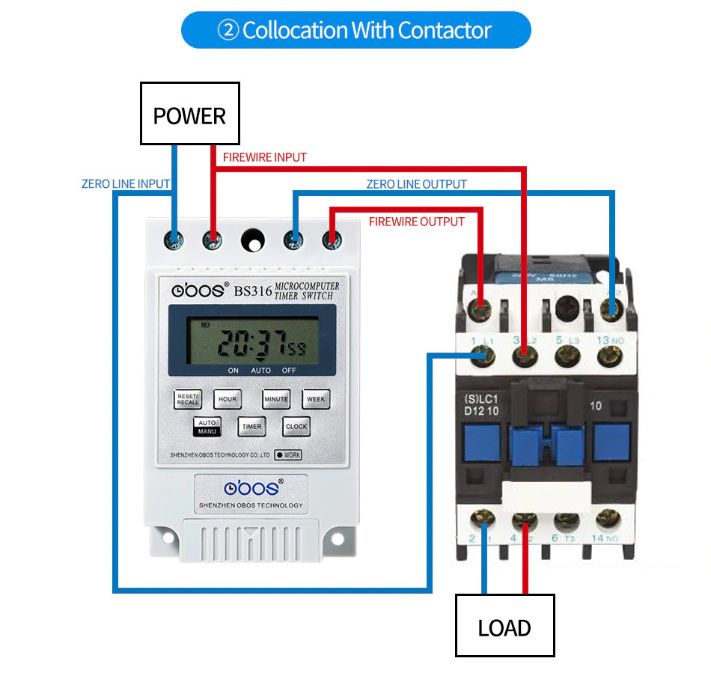 Módulo Temporizador Digital / Relé AC 220V