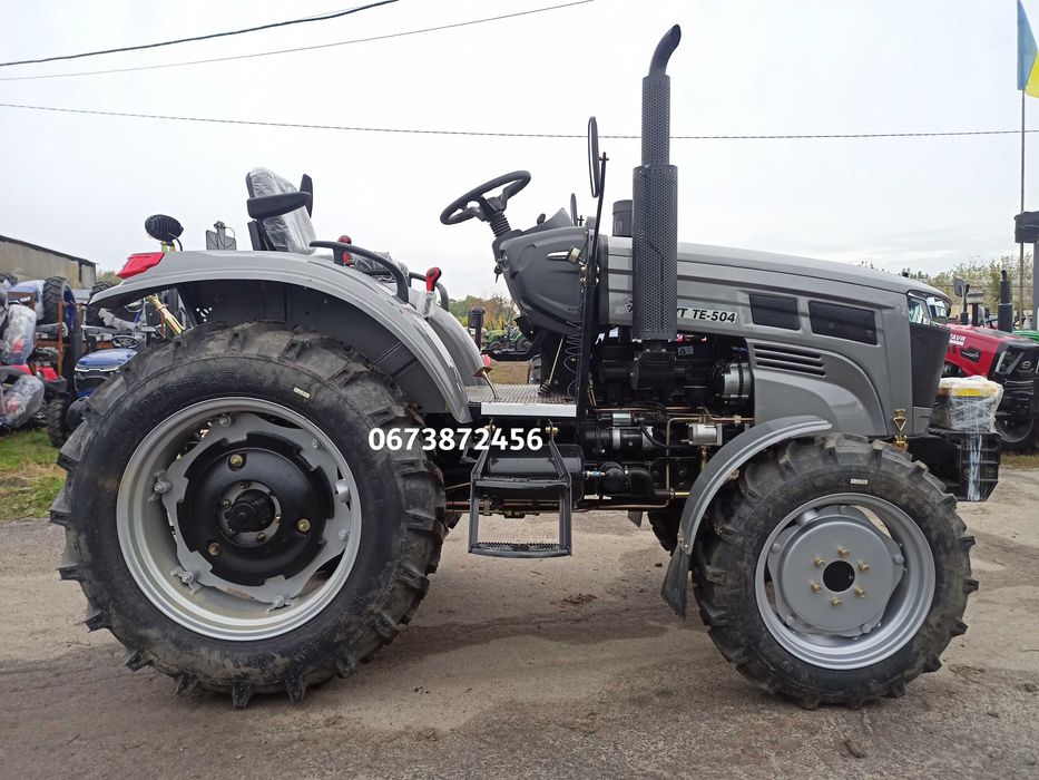 Трактор Скаут ТЕ 504 Реверс Рівна підлога Резина Armour двигун KM495BT