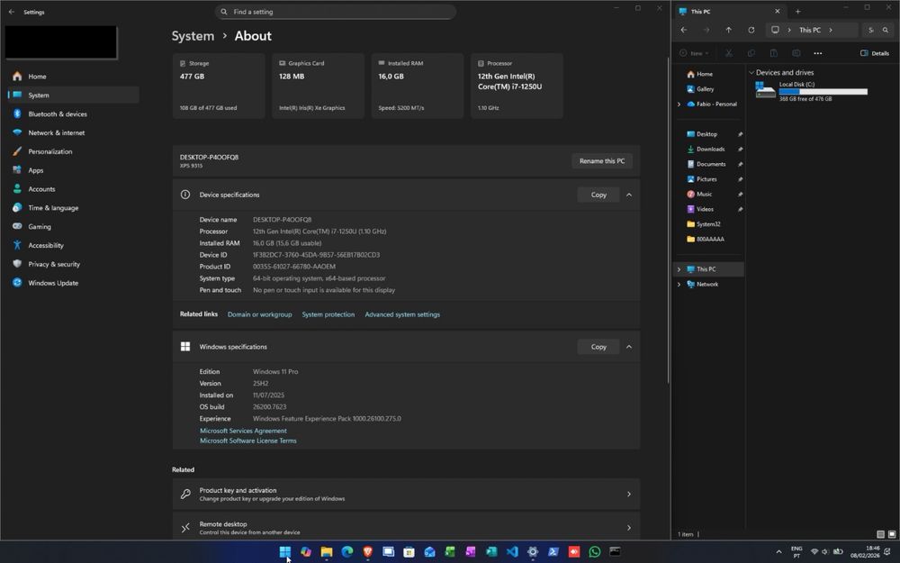 Dell XPS 9315 13 polegadas