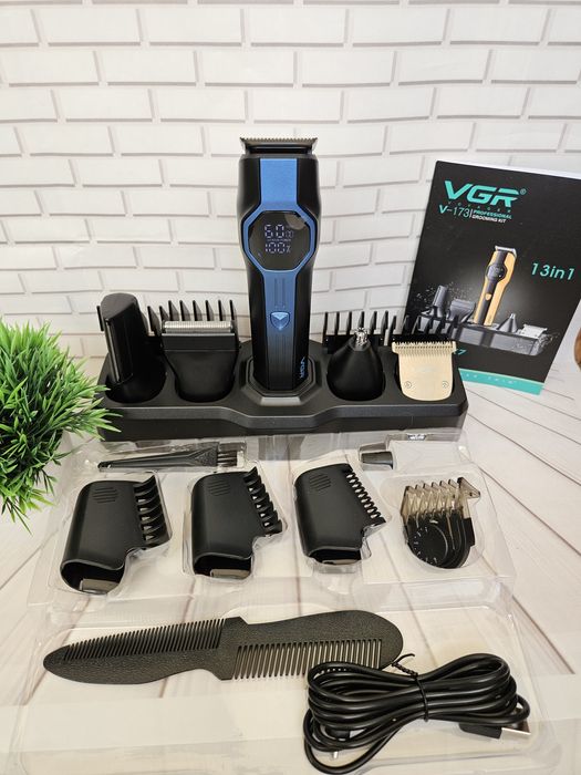 Набір VGR 173 стрижка насадки бороди носа голови тример машинка трімер