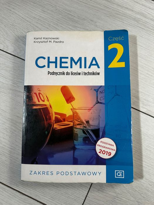Książka do chemii klasa 2 Podręcznik do liceów i techników.