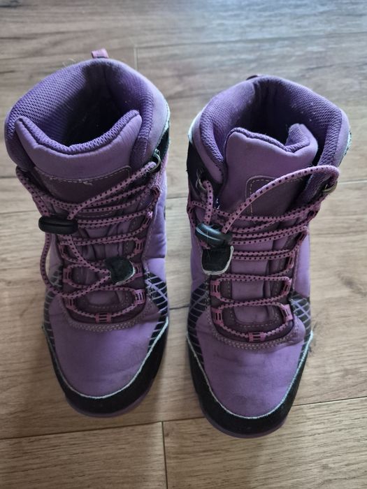 Fioletowe buty jesienno-zimowe r 36
