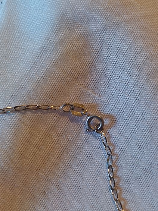 Colar coração prata