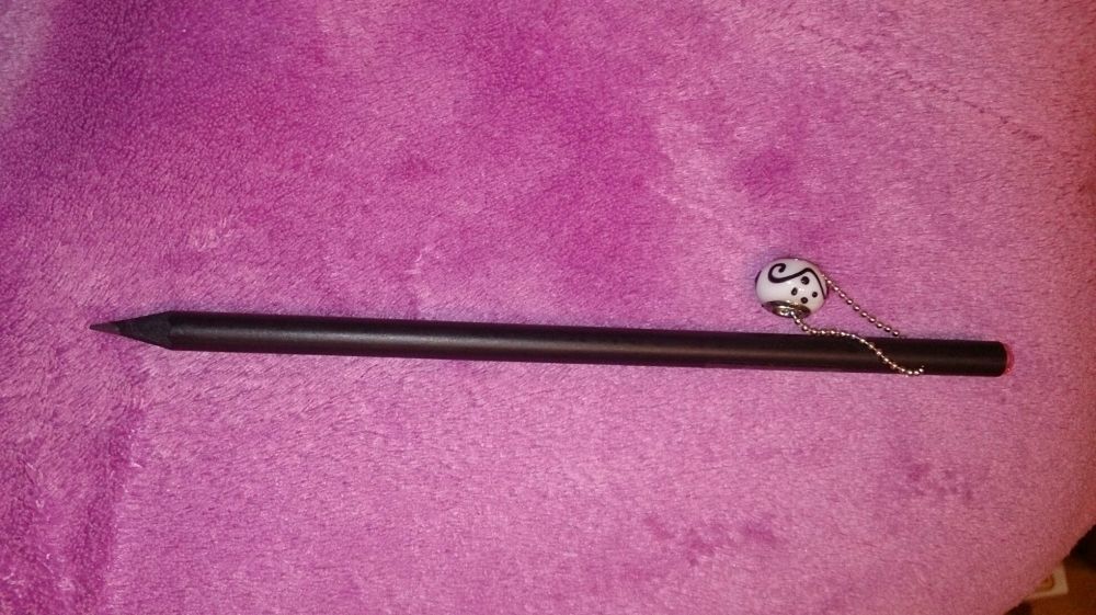 Ołówek, zawieszka Pandora srebro próba 925, biżuteria