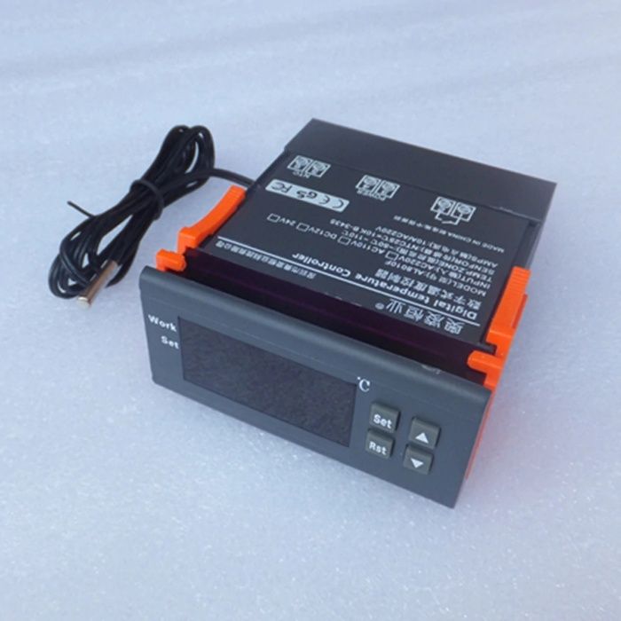 Реле терморегулятор 10А 220VAC AL8010F (-50+120С)