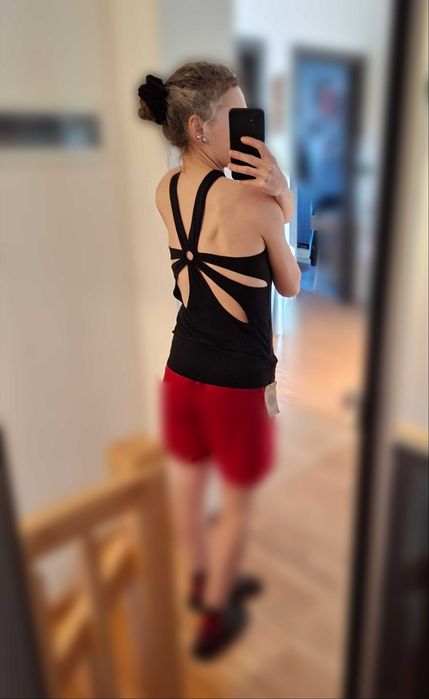 "Anaba" czarny top Toonzshop, z metką NOWY, L