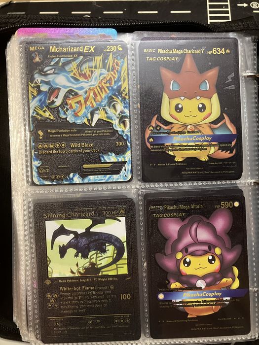 Karty Pokemon czarne 41 szt.