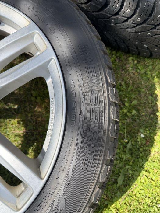 Koła 5x108 R18 Opony zimowe z kolcami 215/55