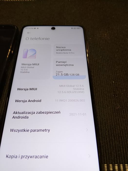 Xiaomi redmi note 9 pro 6gb/128 gb stan jak nowy komplet