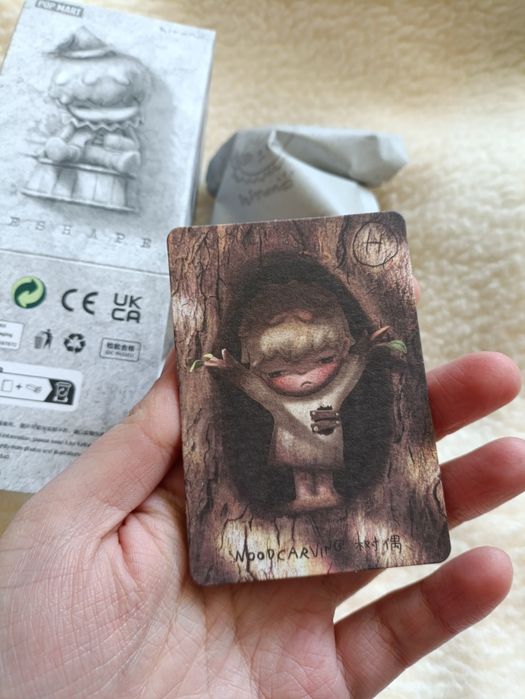 Новий Hirono Woodcarving Reshape запакований колекційна фігурка Хіроно поп март оригінал pop mart