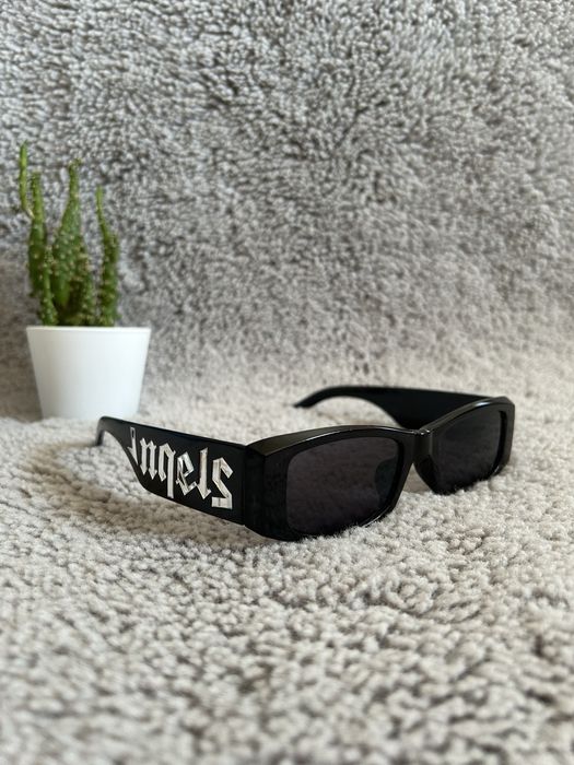 Okulary czarne Palm Angels