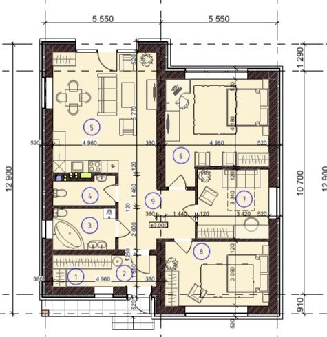 Продам одноповерховий будинок в Лісовій Бучі КМ Нест Парк