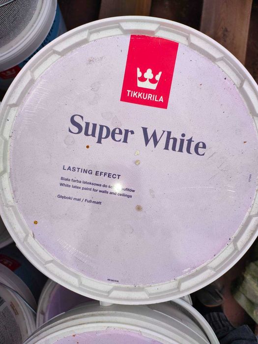 Tikkurila super white 10l Farba wyprzedż