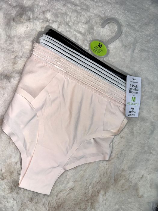 Primark 3 x majtki delikatne nowe M