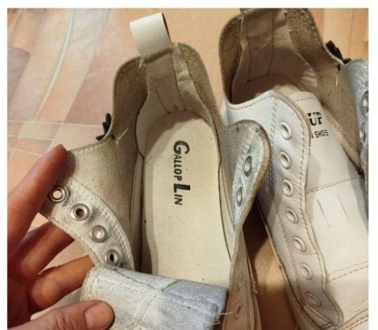 Кеди натуральна шкіра