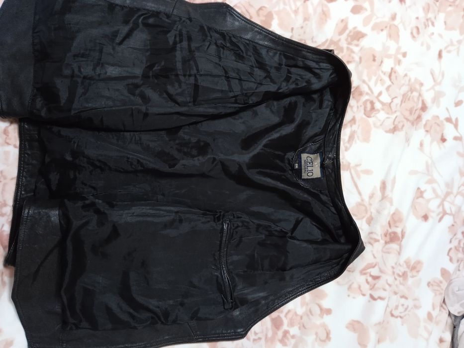 Жилетка мужская кожаная